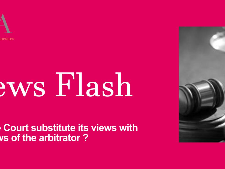 Can the Court Substitute Its Views with the Views of the Arbitrator?